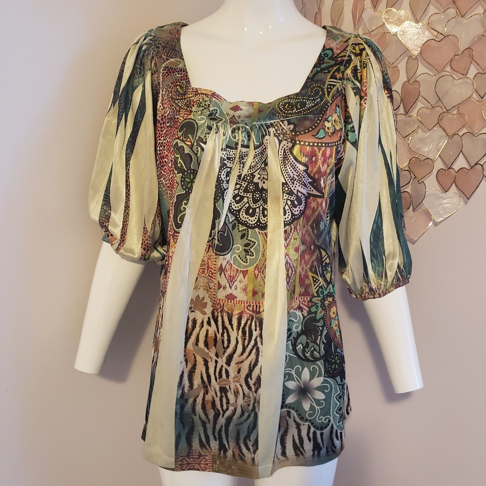 Dressbarn Square Neck Top